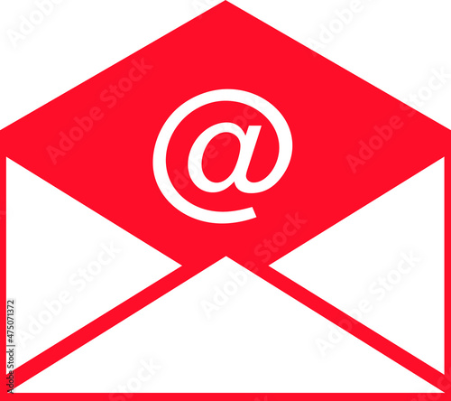 einfache Vektorillustration, E-Mail