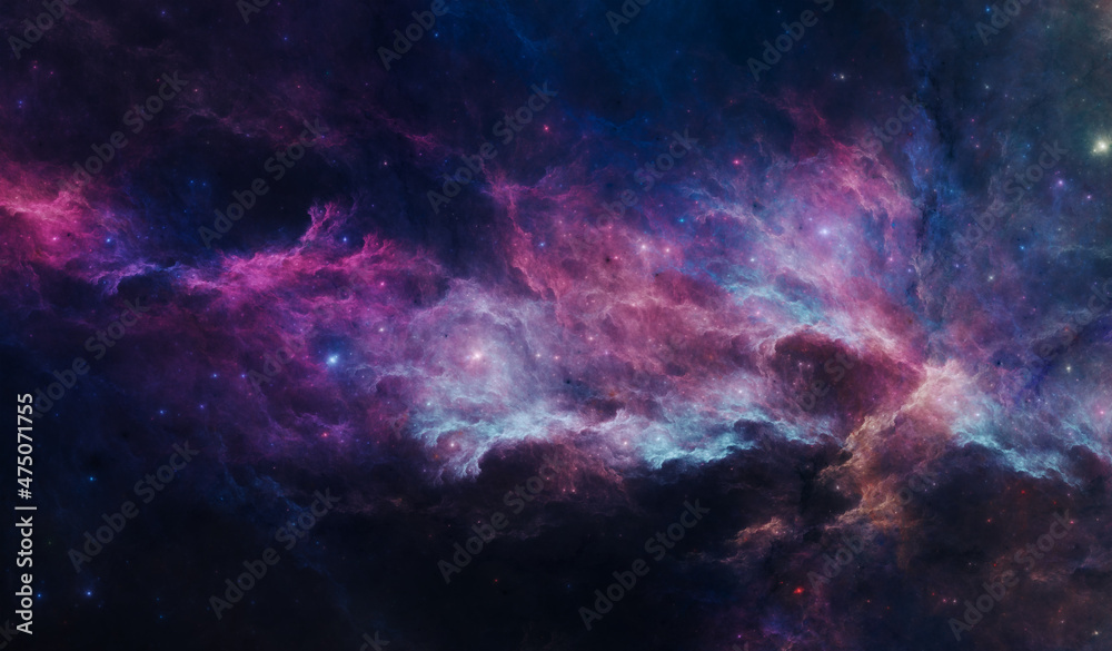 Veiled Nebula - Fictional 13k resolution