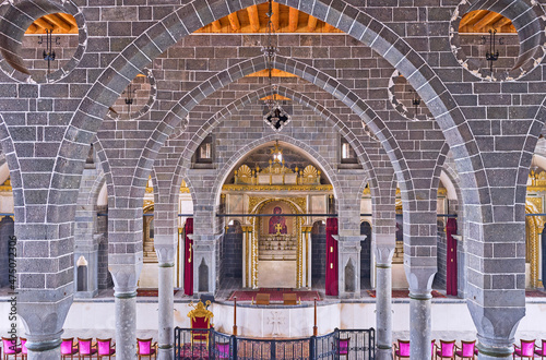 In Armenian St Giragos Church in Diyarbakir, Turkey photo