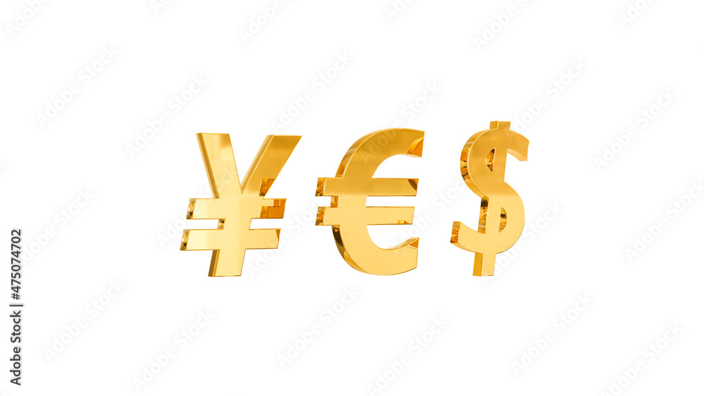 YES word with currency symbols yuan symbol, yen symbol, euro symbol, dollar symbol, peso symbol in gold YES word with currency symbols yuan symbol, yen symbol, euro symbol, dollar symbol, peso symbol in gold