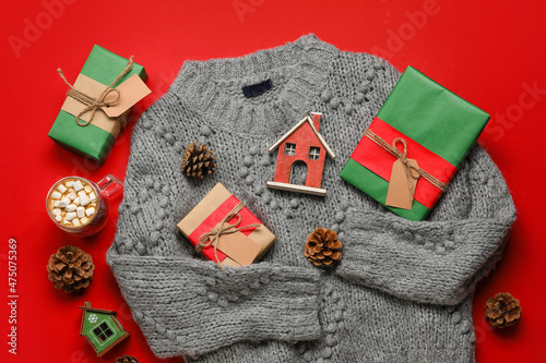 Cozy winter holiday celebra...