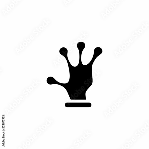 Alien Fingers icon in vector. Logotype