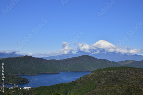 Lake Ashi and Mt. Fuji