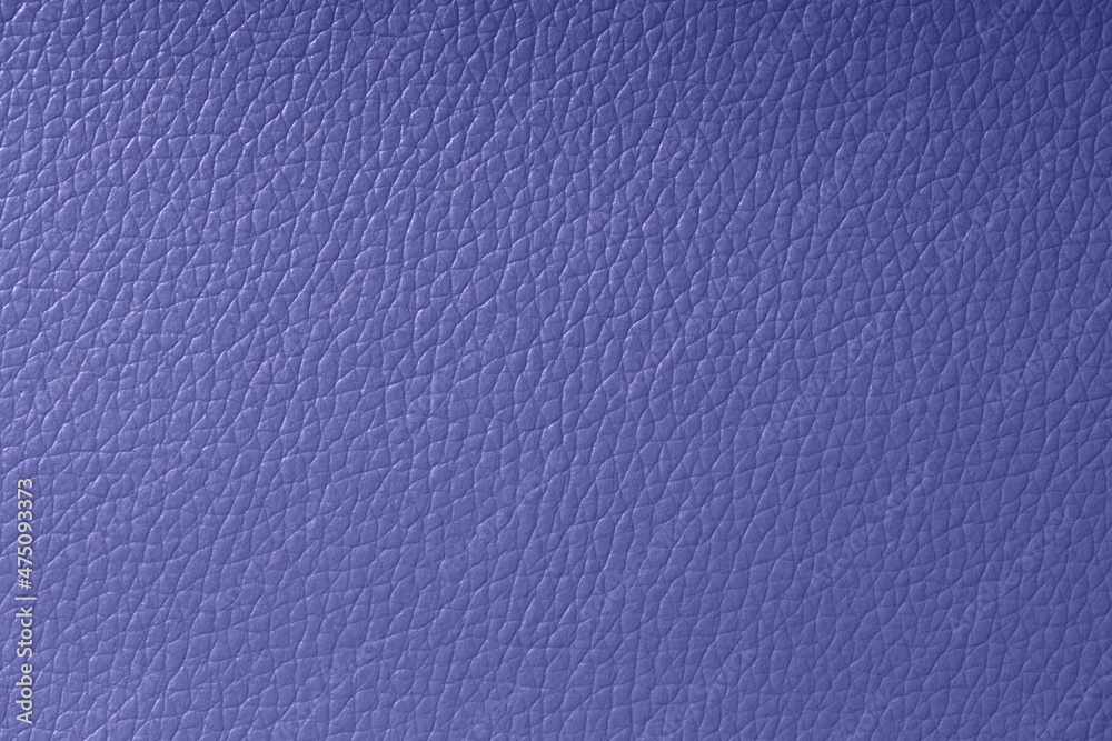 Fototapeta premium Leather texture background very peri color. Trendy color concept 2022.