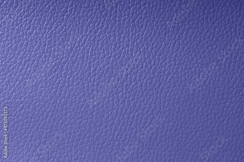 Leather texture background very peri color. Trendy color concept 2022.