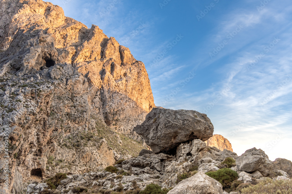 The Kourtaliotiko (Asomatos) Gorge, Southwestern Crete, Greece