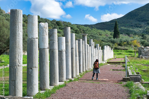 Ancient Greece. Ancient Messene, one of the most important cities of antiquity. Kalamata, Greece