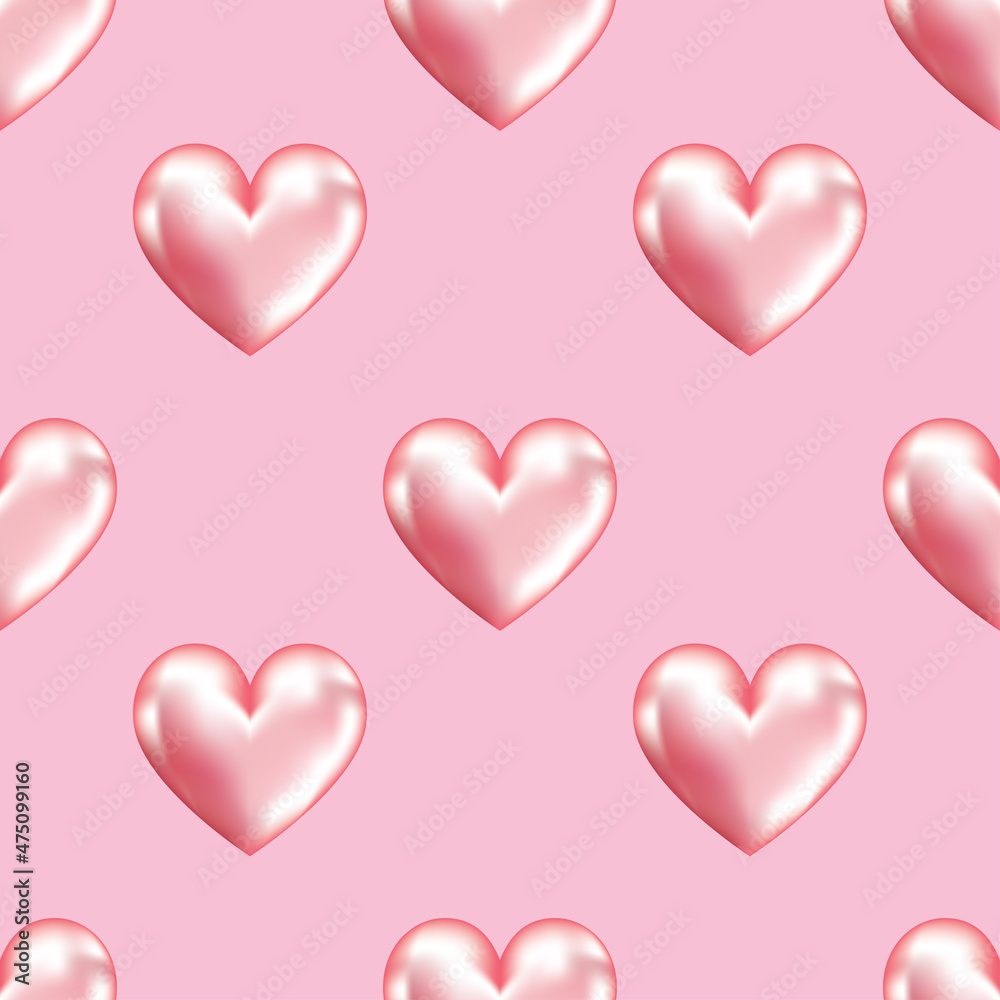 sweet heart and cute seamless pattern vector design