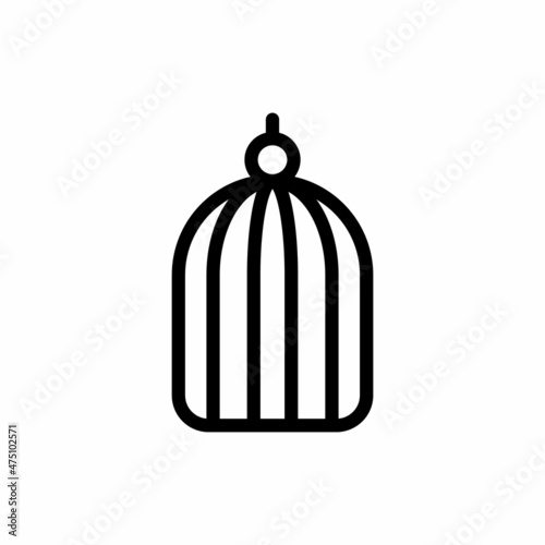Caged icon in vector. Logotype