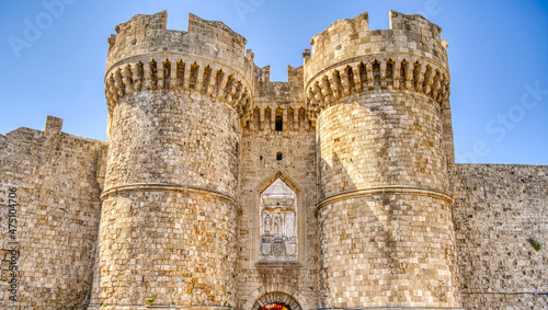 Rhodes landmarks, HDR Image