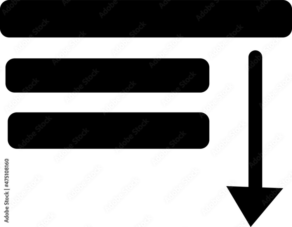 hamburger menu sort by icon black outline vector.eps hamburger menu sort by icon black outline vector.eps