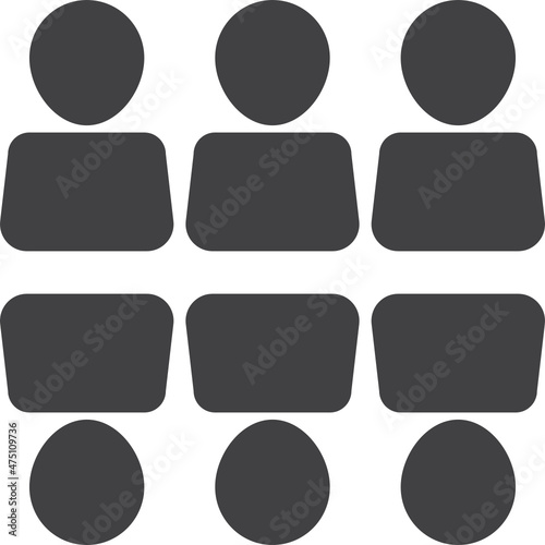 team person network pictogram icon