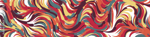Abstract Perlin Noise Geometric Pattern generative computational art illustration