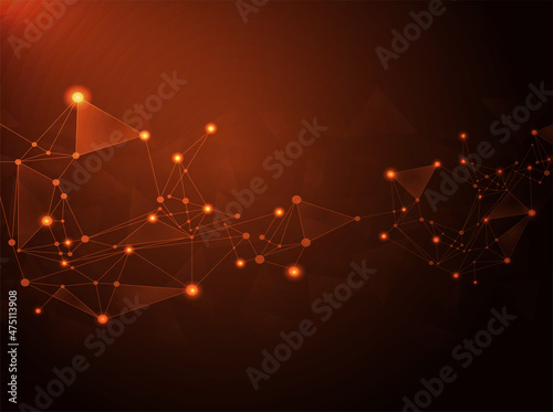 Abstract technology background vector image. 