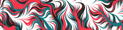 Abstract Perlin Noise Geometric Pattern generative computational art illustration