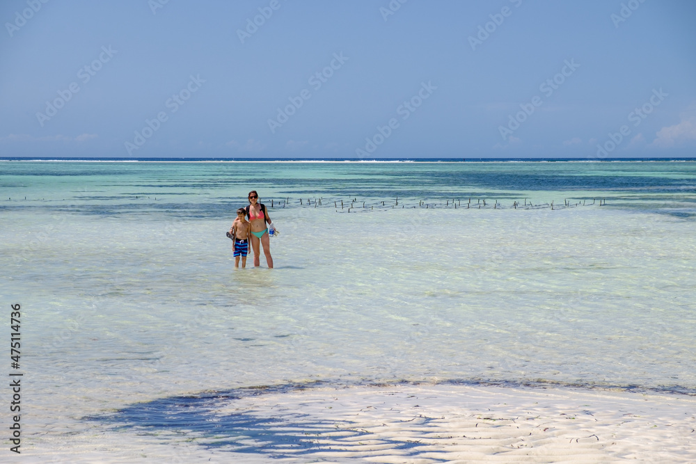 Travel with kids at Zanzibar