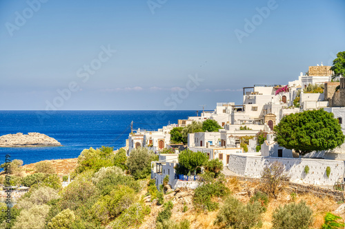 Lindos  Rhodes island  Greece  HDR Image