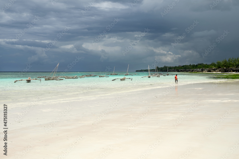 Mnemba Island is a single small island located about 3 km off the northeast coast of Unguja, the largest island of the Zanzibar Archipelago