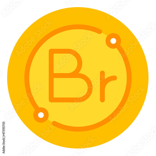 ethiopia coin flat icon