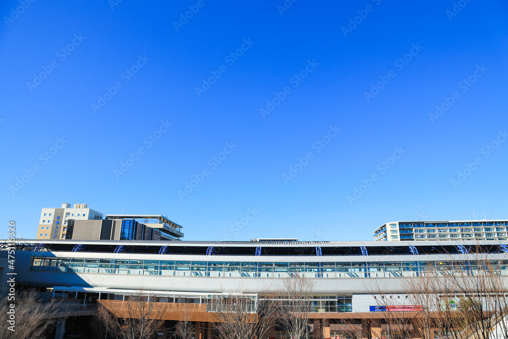 Obraz premium 【千葉県流山市】流山おおたかの森駅周辺の都市風景