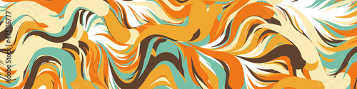 Abstract Perlin Noise Geometric Pattern generative computational art illustration