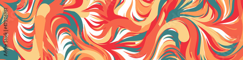 Abstract Perlin Noise Geometric Pattern generative computational art illustration