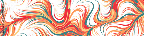 Abstract Perlin Noise Geometric Pattern generative computational art illustration