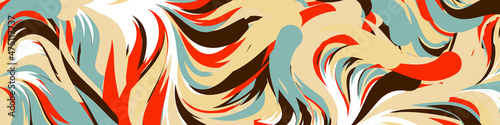 Abstract Perlin Noise Geometric Pattern generative computational art illustration