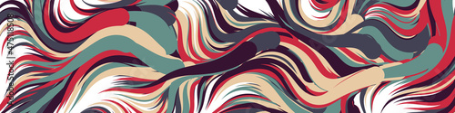 Abstract Perlin Noise Geometric Pattern generative computational art illustration