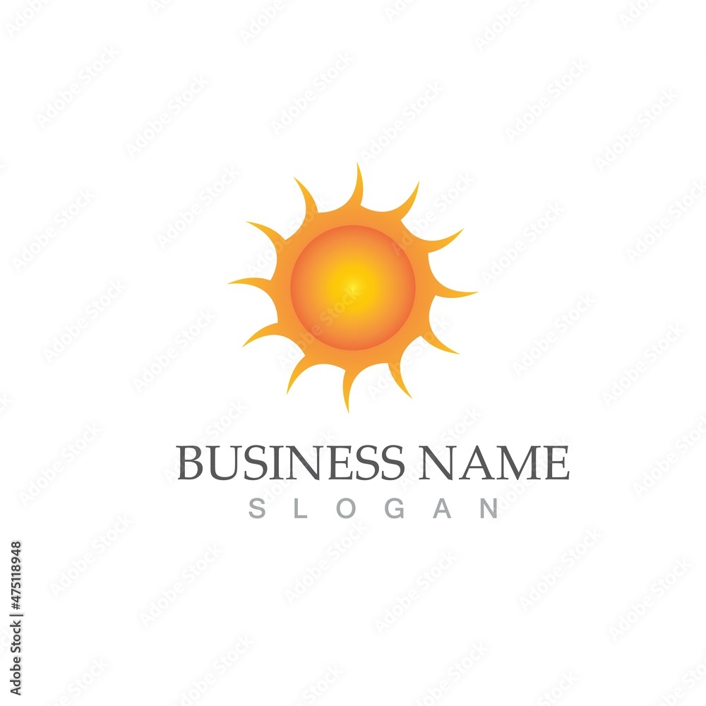 Sun Vector illustration Icon Logo