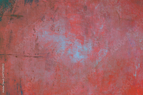 Red stained grungy backdrop