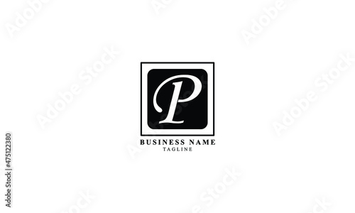 LP, PL, Abstract initial monogram letter alphabet logo design