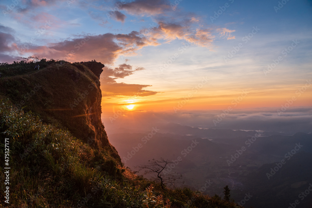 PHU SHEE PHA , the beautiful mountain on northern of Thailand