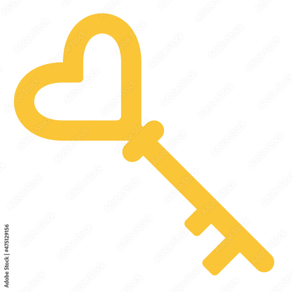 key flat icon key flat icon