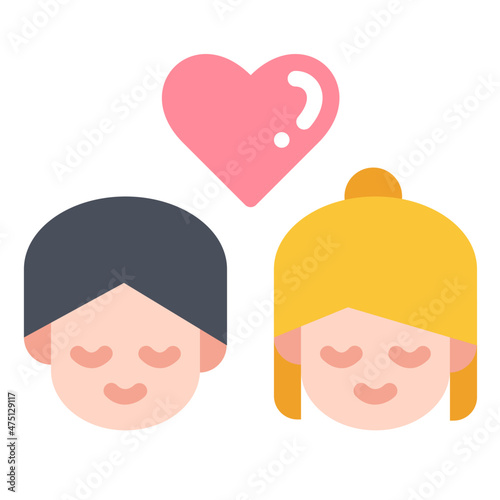couple flat icon