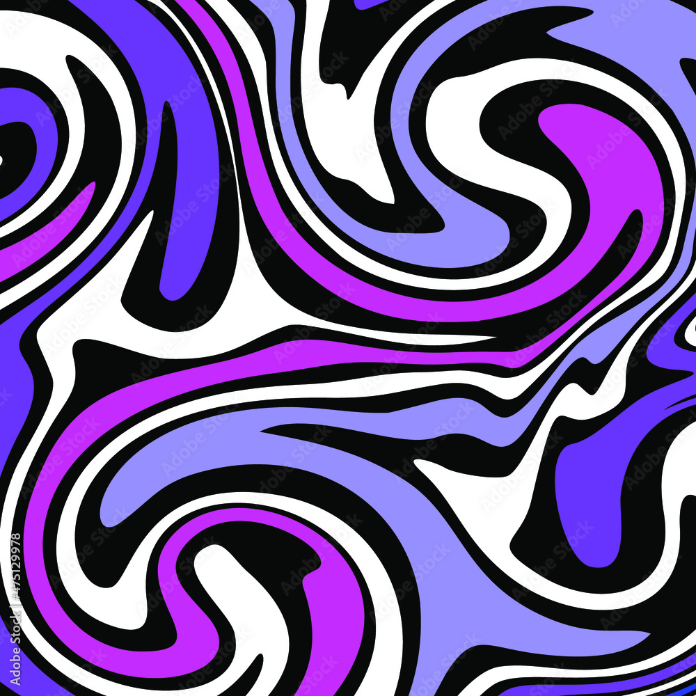 Obraz premium Psychedelic Art background element.Decorative design with marble effect