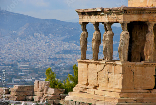 Temple in the acropolis photo