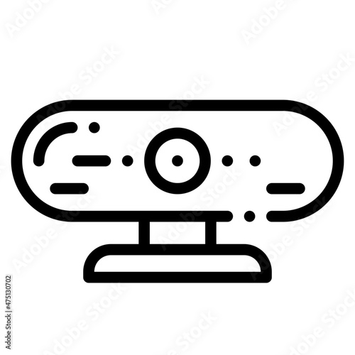 web cam outline icon