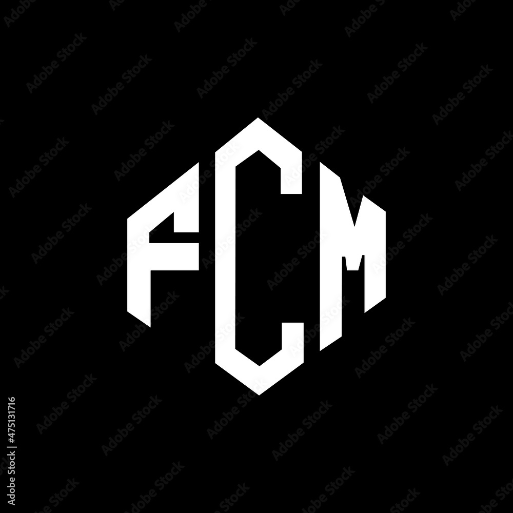 FCM letter logo design with polygon shape. FCM polygon and cube shape logo design. FCM hexagon vector logo template white and black colors. FCM monogram, business and real estate logo. FCM letter logo design with polygon shape. FCM polygon and cube shape logo design. FCM hexagon vector logo template white and black colors. FCM monogram, business and real estate logo.