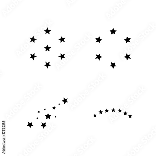 Star icon Template vector illustration design