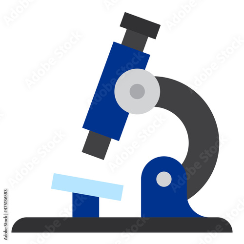 microscope flat icon