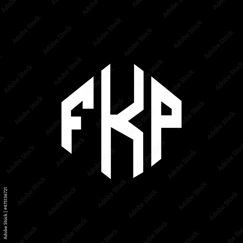 FKP letter logo design with polygon shape. FKP polygon and cube shape logo design. FKP hexagon vector logo template white and black colors. FKP monogram, business and real estate logo. FKP letter logo design with polygon shape. FKP polygon and cube shape logo design. FKP hexagon vector logo template white and black colors. FKP monogram, business and real estate logo.