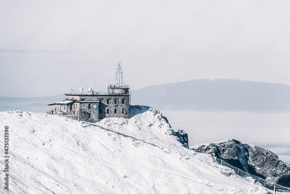 High-mountain Meteorological Observatory, Kasprowy Wierch, Tatra Mountains, Poland High-mountain Meteorological Observatory, Kasprowy Wierch, Tatra Mountains, Poland