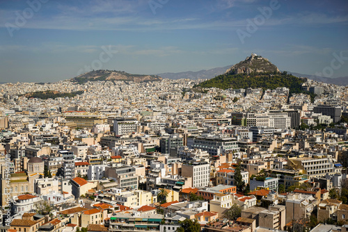 Mount Lycabettus in Athens photo