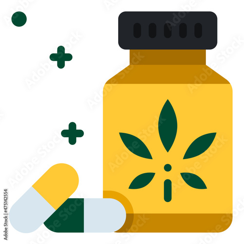 drugs flat icon