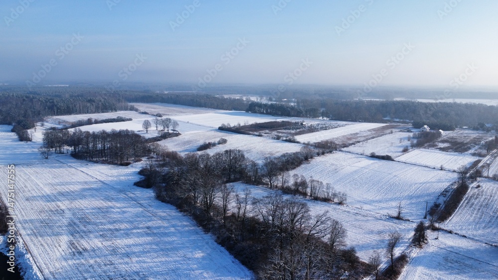 Krajobraz zimowy Krajobraz zimowy