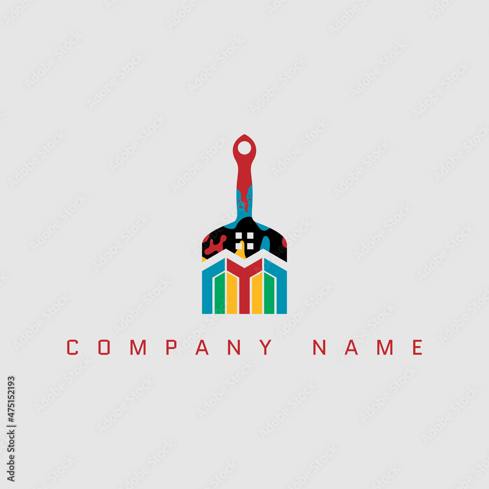Home painting logo template design vector Premium Vector Home painting logo template design vector Premium Vector