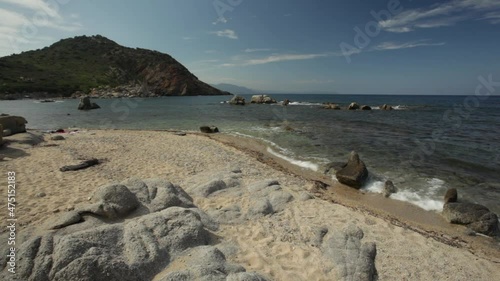 Seascape of Cala Sa Figu beach photo