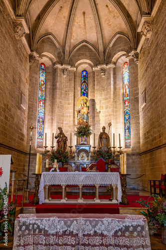 Interior Saint Paul Church, Iglesia de San Pablo in Cordoba, Spain, Andalusia photo