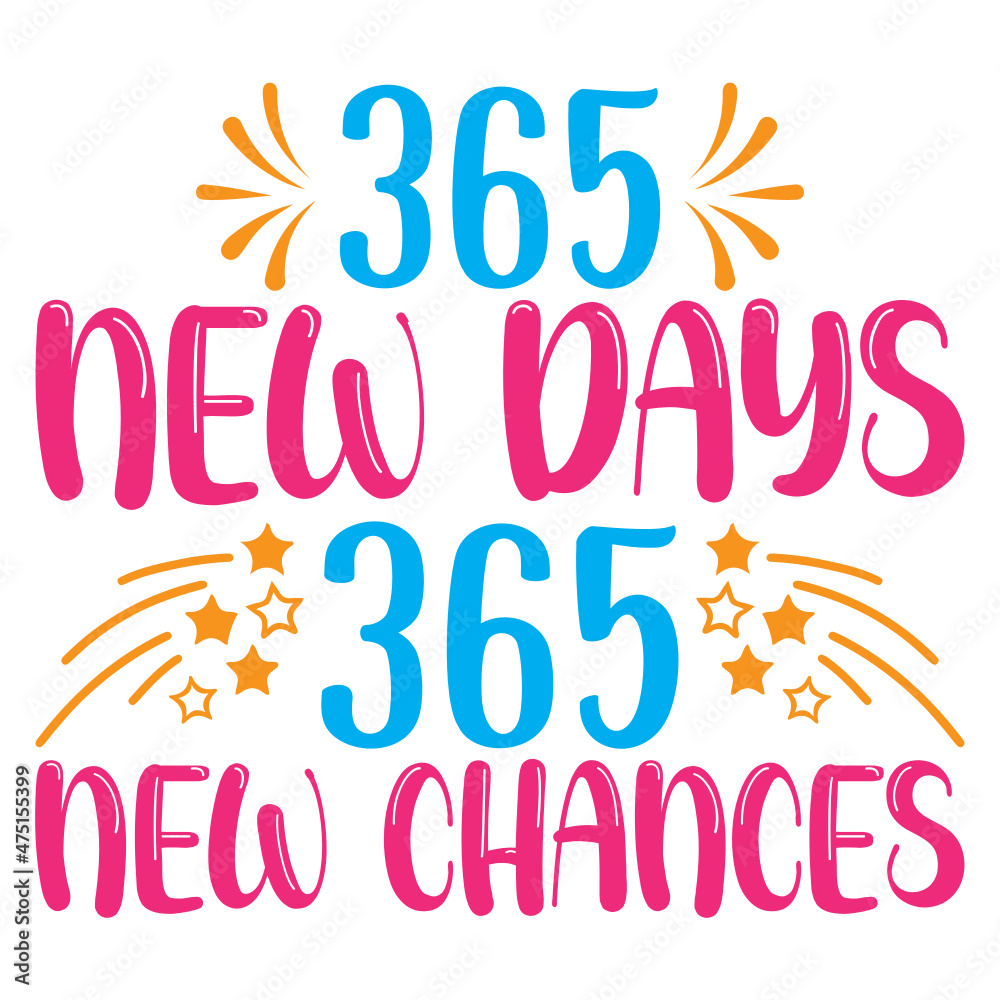 365 NEW DAYS 365 NEW CHAVCES SVG